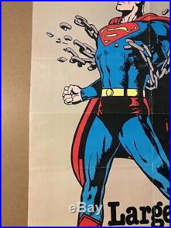 Superman Vintage Poster Pin-up Cartoon Superhero TV Movie Memorabilia DC Comics