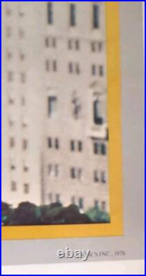 Superman the Movie 1978 Commercial Vintage Poster 23 x 36 Christopher Reeve Ex