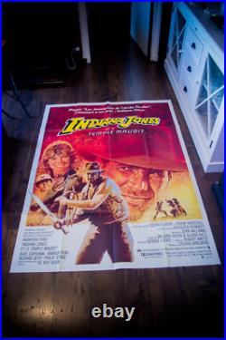 TEMPLE OF DOOM? Large French Grande Vintage Movie Poster Original 1984
