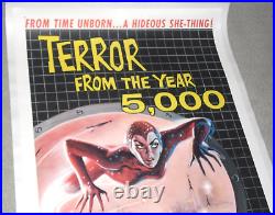 TERROR FROM THE YEAR 5,000 linen 1sh 1958 VINTAGE ORIGINAL MOVIE POSTER