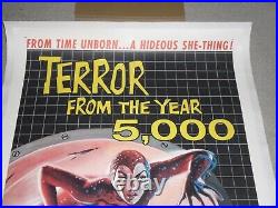 TERROR FROM THE YEAR 5,000 linen 1sh 1958 VINTAGE ORIGINAL MOVIE POSTER