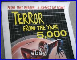 TERROR FROM THE YEAR 5,000 linen 1sh 1958 VINTAGE ORIGINAL MOVIE POSTER