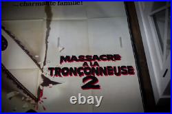 TEXAS CHAINSAW MASSACRE 2? Large French Grande Vintage Movie Poster Original