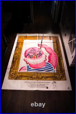 THE ADVENTURES OF PICASSO Large French Grande Vintage Movie Poster Original 1979