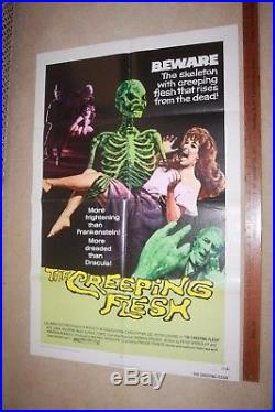 THE CREEPING FLESH Vintage 1-Sheet Movie Poster 1972 HORROR Rare