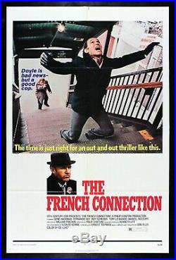THE FRENCH CONNECTION CineMasterpieces ORIGINAL VINTAGE MOVIE POSTER 1971