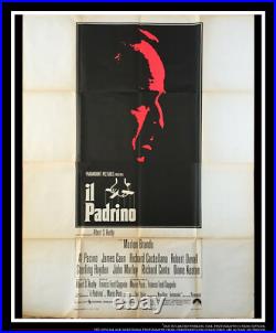 THE GODFATHER? Coppola Huge Italian 4SH Vintage Movie Poster Original 1972
