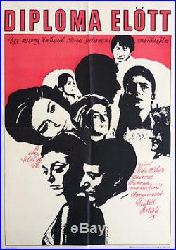 THE GRADUATE DUSTIN HOFFMANN Original Hungarian Vintage Movie Poster 1970