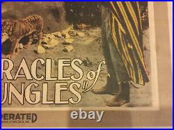 THE MIRACLES OF THE JUNGLES Vintage Movie Poster Fine Art Lithograph 1920s