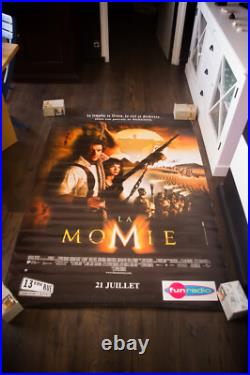 THE MUMMY B French Shelter Rolled D/S Vintage Movie Poster Original 1999