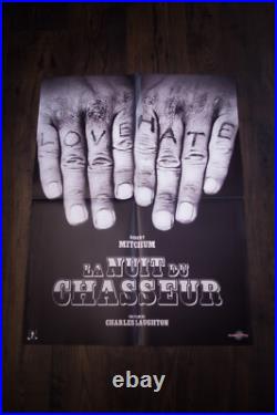 THE NIGHT OF THE HUNTER? French Moyenne Vintage Movie Poster Original R2011