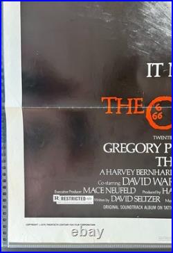 THE OMEN 1976 Original Vintage One Sheet Movie Poster 27x41 Richard Donner