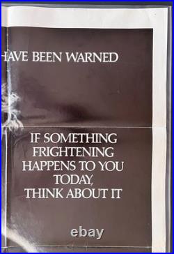 THE OMEN 1976 Original Vintage One Sheet Movie Poster 27x41 Richard Donner
