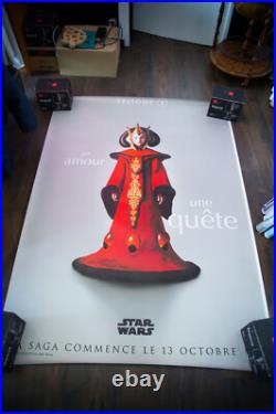 THE PHANTOM MENACE 5 French Shelter D/S Vintage Movie Poster Original 1999
