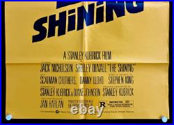 THE SHINING (1980) ORIG. VINTAGE One Sheet Movie Poster NICHOLSON KUBRICK