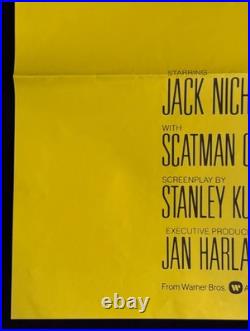 THE SHINING (1980) ORIG. VINTAGE One Sheet Movie Poster NICHOLSON KUBRICK