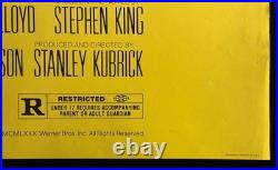 THE SHINING (1980) ORIG. VINTAGE One Sheet Movie Poster NICHOLSON KUBRICK