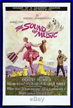THE SOUND OF MUSIC CineMasterpieces VINTAGE ORIGINAL MOVIE POSTER MUSICAL 1965
