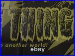 THE THING 1957 Howard Hawks 1 Sheet Movie Poster Vintage Original Sci-Fi MONSTER