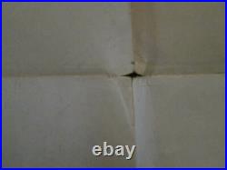 THE THING 1957 Howard Hawks 1 Sheet Movie Poster Vintage Original Sci-Fi MONSTER