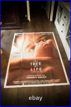 THE TREE OF LIFE Malick Large French Grande Vintage Movie Poster Original 2011