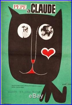 THE TWO OF US Original A3 Vintage Movie Poster 1960s Kids French Film Poster Art