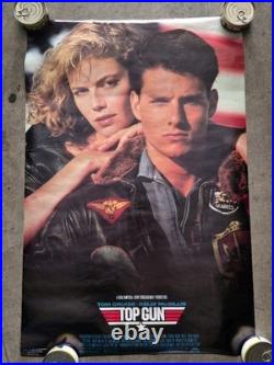 TOP GUN 1986 Original Vintage Movie Poster 23x35 USA Print