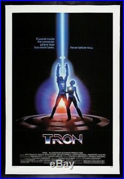 TRON CineMasterpieces VINTAGE ORIGINAL MOVIE POSTER VIDEO GAME SCI FI 1982