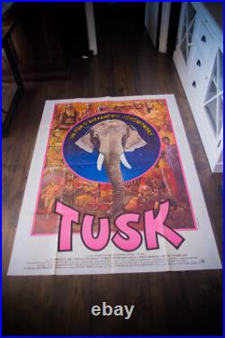 TUSK Alejandro Jodorowsky Large French Grande Vintage Movie Poster Original 1980