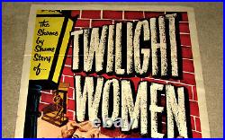 TWILIGHT WOMEN. Sexploitation ORIGINAL VINTAGE 1953 Movie Poster. SUPER RARE