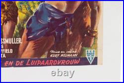 Tarzan and the Leopard Woman movie poster vintage original 1948 RKO film x1