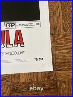 Taste The Blood Of Dracula Vintage Movie Poster 1970 Hammer Horror 70/258 OG