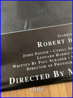 Taxi Driver 38 x 53 oversized movie poster vintage 1999 WCI Aquarius subway