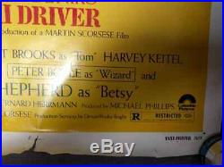 Taxi Driver original vintage theater movie one (1) sheet poster