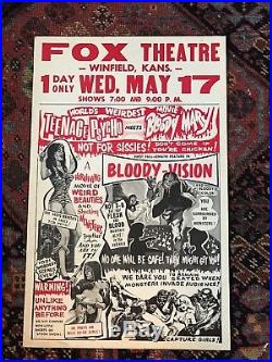 Teenage Psycho Meets Bloody Mary Vintage Horror Show Board Kansas Zombie Vampire