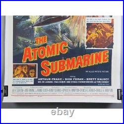 The Atomic Submarine (1959) Original Vintage One-Sheet Movie Poster Linenbacked