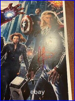 The Avengers Movie signed Poster