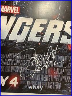 The Avengers Movie signed Poster
