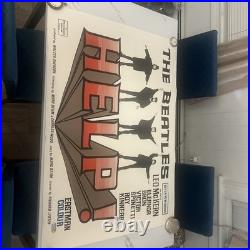 The Beatles HELP! Original 1965 UK Movie Poster United Artists Vintage-Authentic