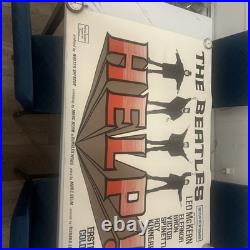 The Beatles HELP! Original 1965 UK Movie Poster United Artists Vintage-Authentic