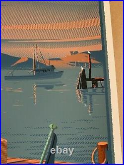 The Birds Movie Poster Bodega Bay Sonoma County Art Print Laurent Durieux Mondo