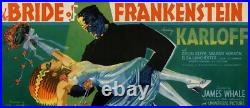 The Bride of Frankenstein 1935 Fiction Horror Film Vintage Poster Repro FREE S/H