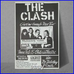 The Clash give em enough rope tour poster 24x36 punk rock london Ontario theater