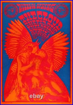 The Cloud Plastic Explotion Webb's 1967 Psychedelic Concert Poster Wall Art Prin