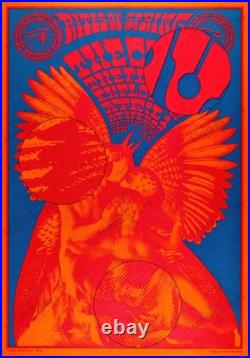 The Cloud Plastic Explotion Webb's 1967 Psychedelic Concert Poster Wall Art Prin