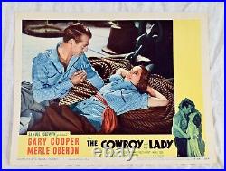 The Cowboy and the Lady Set of 8 Unique Vintage Movie Posters 1954 Gary Cooper
