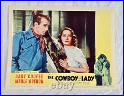 The Cowboy and the Lady Set of 8 Unique Vintage Movie Posters 1954 Gary Cooper