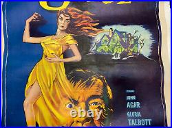 The Daughter Of Dr. Jekyll Linen Backed Vintage Movie Poster 1957