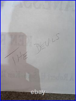 The Devils Ken Russell Quad Vintage Original Film Poster 1971 U. K. Rare