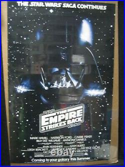 The Empire Strikes Back Star Wars Movie Vintage Poster Garage 1983 Cng2561